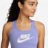 Sujetador Deportivo Nike Dri-FIT Swoosh Mujer Purple