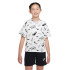 Camiseta de manga corta Nike Boxy Swooshfetti Niña White