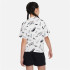 Camiseta de manga corta Nike Boxy Swooshfetti Niña White
