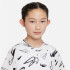 Camiseta de manga corta Nike Boxy Swooshfetti Niña White