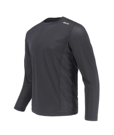 Camiseta negra de fitness Joluvi Duplex Long Hombre
