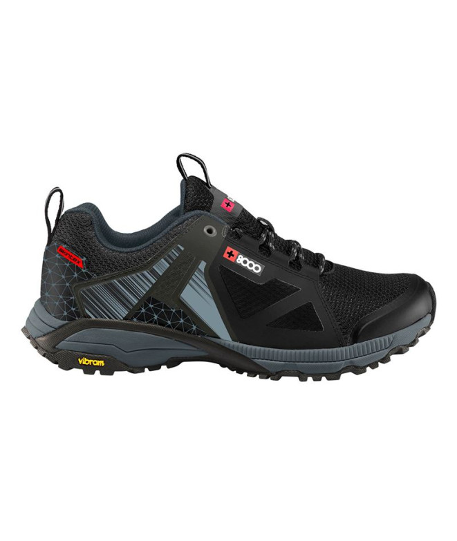 Zapatillas de montaña +8000 Tabin Mujer Black/Grey