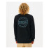 Sudadera Rip Curl Re Entry Crew Hombre BK