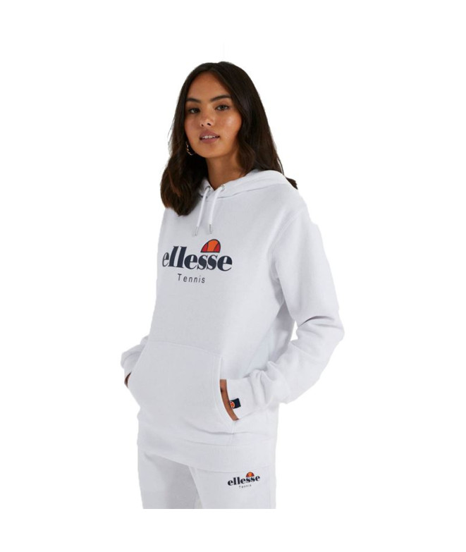 Sudadera con capucha Ellesse Ascellare Mujer White