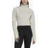 Chaqueta De Yoga adidas Aeroready Studio Beige Mujer
