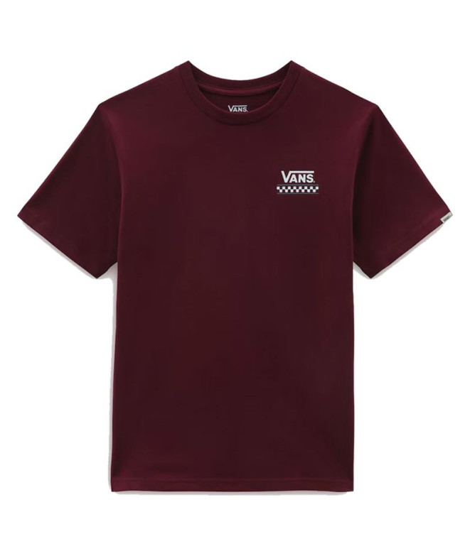 Camiseta Roja Vans Stackton Niño