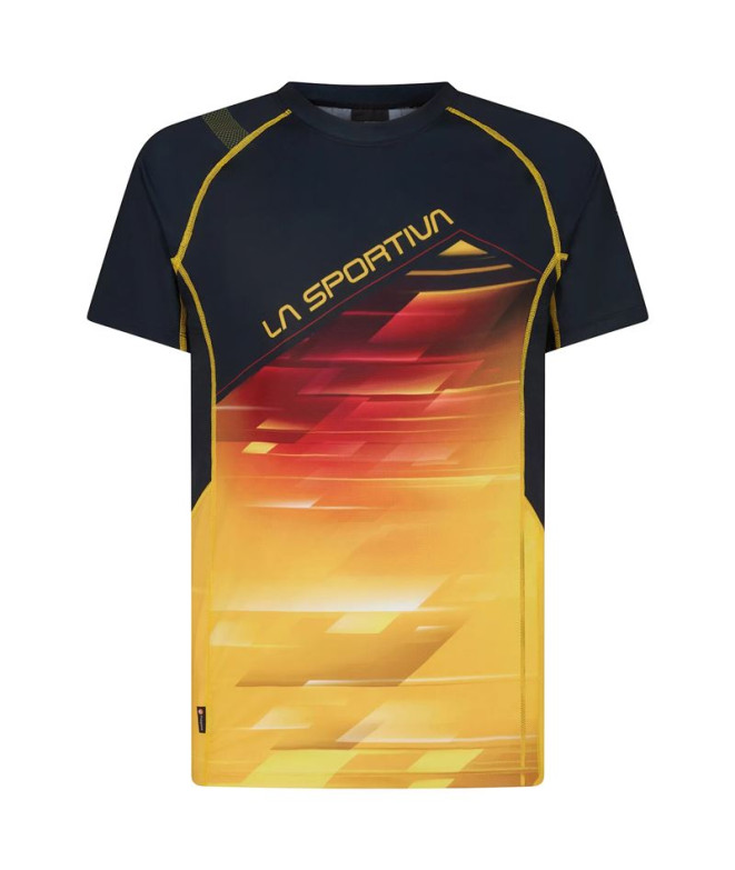 Camiseta negra de trail La Sportiva Wave Hombre