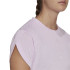 Camiseta de trainning adidas Floral Mujer Lila
