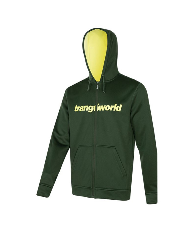 Chaqueta con Capucha verde de montaña...