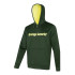 Chaqueta con Capucha verde de montaña Trangoworld Ripon Hombre