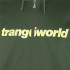 Chaqueta con Capucha verde de montaña Trangoworld Ripon Hombre
