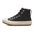 Zapatillas negras Converse Chuck Taylor All Star Berkshire Leather Niña