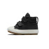 Zapatillas negras Converse Chuck Taylor All Star Berkshire 2V Leather Bebé