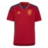 Camiseta roja de fútbol adidas España 22 Infantil