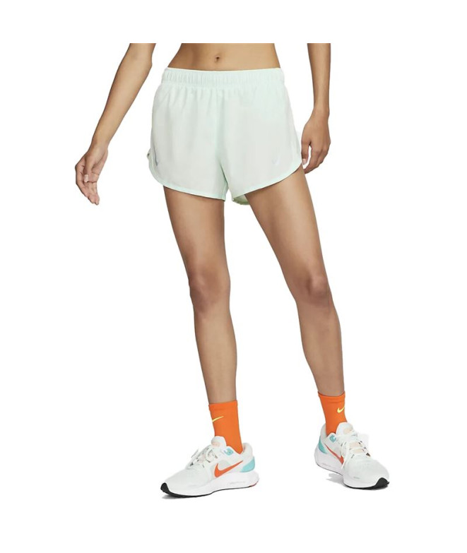 Pantalones verdes cortos de running Nike...