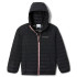 Chaqueta de montaña Columbia Powder Lite Hooded Niña Black