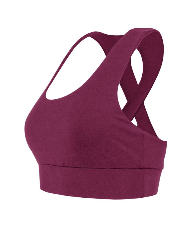 Sujetador deportivo Joluvi Mavi Fucsia Mujer