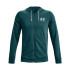 Chaqueta turquesa Under Armour Rival Terry Hombre