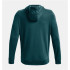 Chaqueta turquesa Under Armour Rival Terry Hombre
