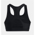 Sujetador Deportivo negro Under Armour HeatGear Mid Mujer