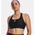 Sujetador Deportivo negro Under Armour HeatGear Mid Mujer