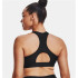 Sujetador Deportivo negro Under Armour HeatGear Mid Mujer