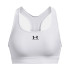 Sujetador Deportivo blanco Under Armour HeatGear Mid Mujer