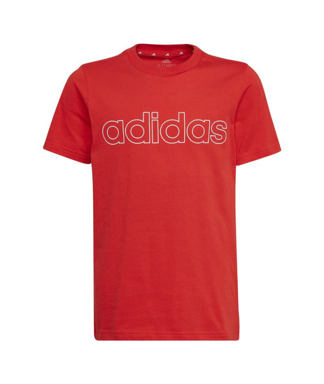 Camiseta adidas Essentials Roja Infantil