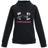 Sudadera Under Armour Rival Fleece Big Logo Negra Niña