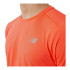 Camiseta de running New Balance Accelerate Naranja Hombre