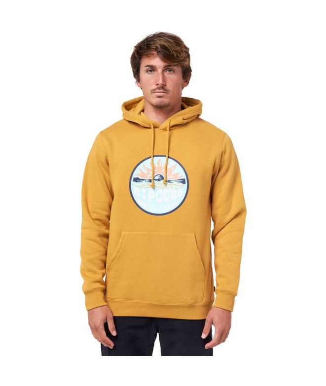 Sudadera con Capucha amarilla Rip Curl Down The...