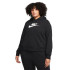 Sudadera Nike Sportswear Club Fleece Talla grande negro Mujer