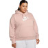 Sudadera Nike Sportswear Club Fleece Talla grande Rosa Mujer