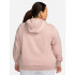 Sudadera Nike Sportswear Club Fleece Talla grande Rosa Mujer