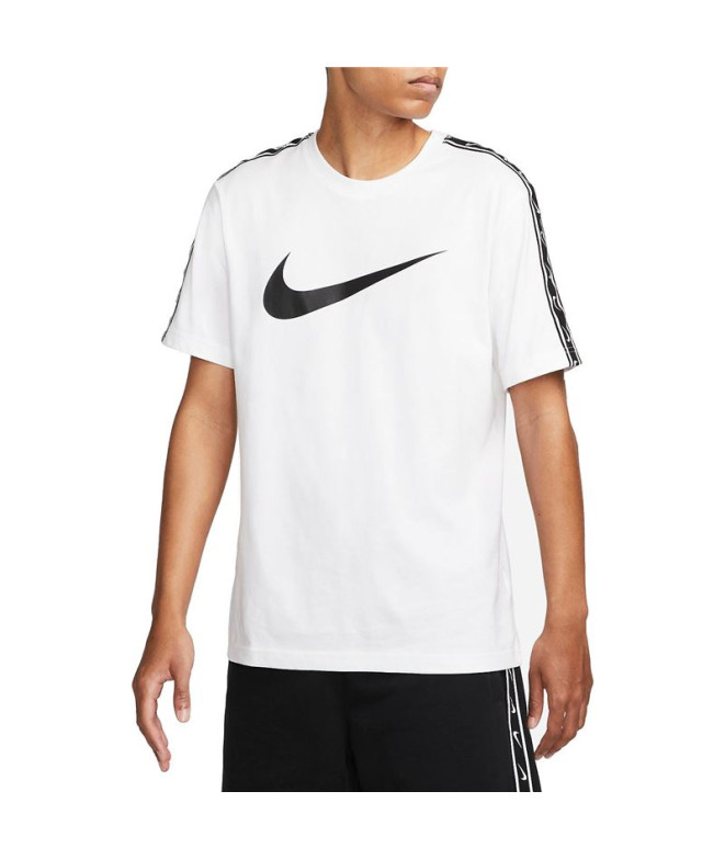 Camiseta Nike Sportswear Repeat blanco Hombre
