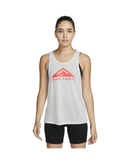 Camiseta de trail Nike Dri-FIT gris Mujer