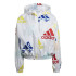 Chaqueta adidas Essentials Multi-Colored Logo Loose Fit Blanco Mujer