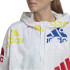 Chaqueta adidas Essentials Multi-Colored Logo Loose Fit Blanco Mujer
