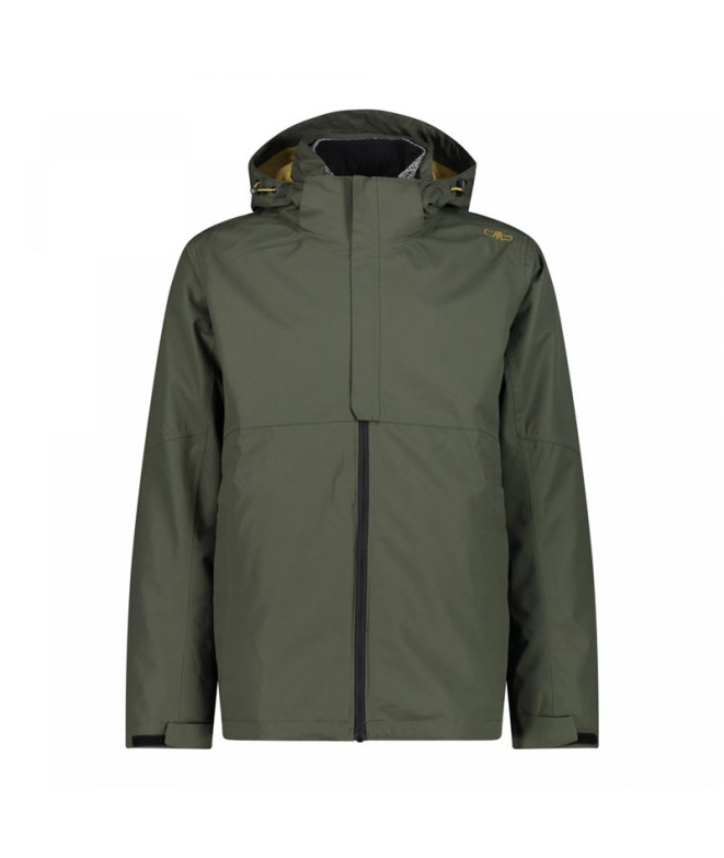 Chaqueta de montaña CMP 3 en 1 Hombre Verde