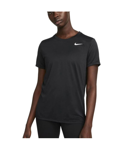 Camiseta de running Nike Dri-FIT negro Mujer