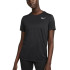 Camiseta de running Nike Dri-FIT negro Mujer