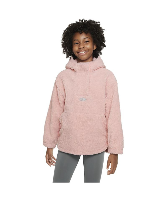Sudadera Nike Therma-FIT Icon Clash rosa Niña