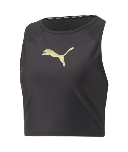 Camiseta de fitness Puma Fit Eversculpt Fitted Tank negro...