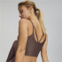 Top de yoga Puma Studio Ultrabare Strappy marrón Mujer