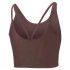 Top de yoga Puma Studio Ultrabare Strappy marrón Mujer