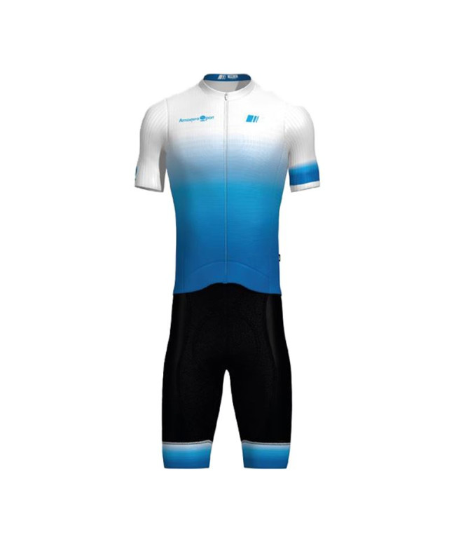 Culotte de ciclismo Gsport Aero Azul Hombre