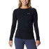 Camiseta de montaña Columbia Midweight negro Mujer
