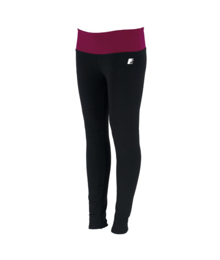 Mallas largas Joluvi Fit-Plex Negro Morado Mujer
