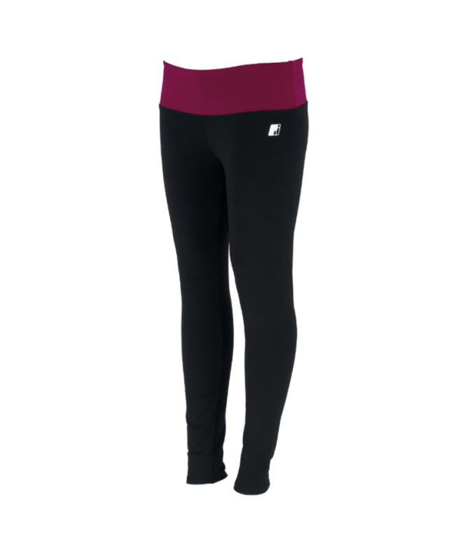 Mallas largas Joluvi Fit-Plex Negro Morado Mujer