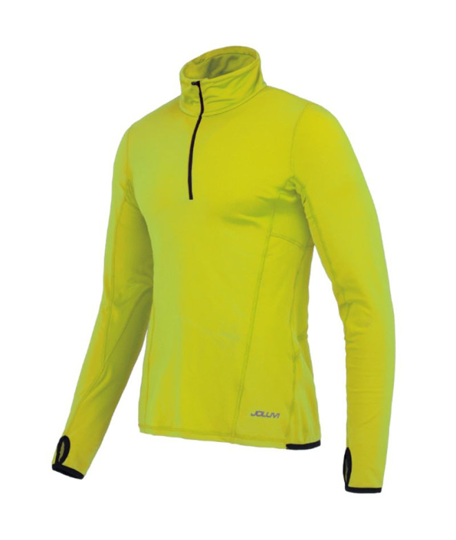 Camiseta de running Joluvi Unkas Amarillo